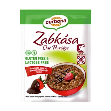 Cerbona gluténmentes zabkása csoki-eper 50g