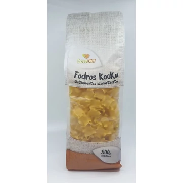 Love Diet gluténmentes tészta Fodros Kocka 500g