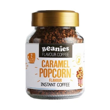 Beanies karamell-popcorn instant kávé 50g