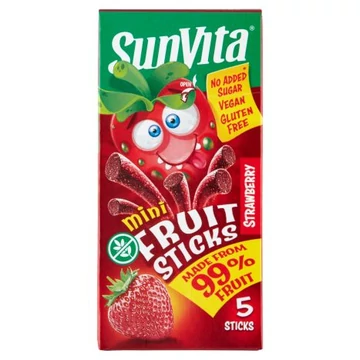 Sunvita gyümölcsrúd epres 5x10g 50g