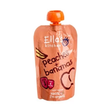 Ella's kitchen bio őszibarackos banánpüré 120g 120g
