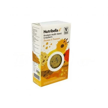 Nutribella Vegán protein kurkuma-szezám kréker 108g