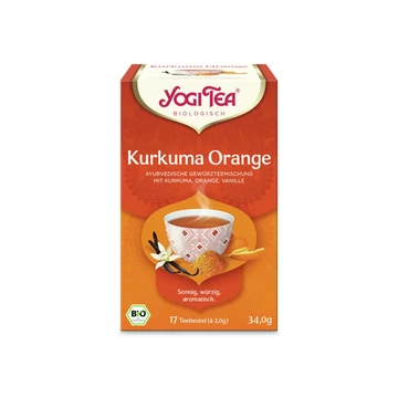 Yogi bio tea Kurkuma, narancs 17x