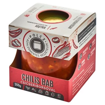 Polcz chilis bab csicseriborsóval 350g