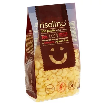 Risolino gluténmentes rizstészta Szarvacska 300g