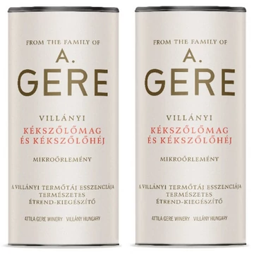 GERE villányi kékszőlőmag és-héj mikroőrlemény 2x150g 300g