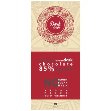 Health Market Dark Delight étcsokoládé 80g