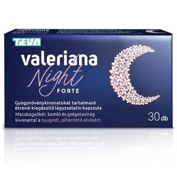 Valeriana Night Forte lágyzselatin kapszula Teva 30x