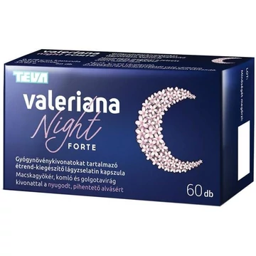 Valeriana Night Forte lágyzselatin kapszula 60x