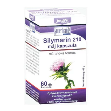 Jutavit Silymarin 210 máj kapszula /máriatövis/ kapszula 60db