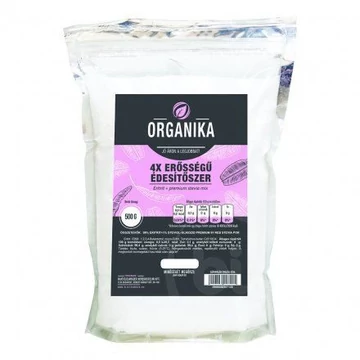 Organika 4x erősségű édesítőszer eritrit+premium stevia 500g