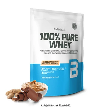 Biotech Usa Pure Whey fehérje por csokoládés mogyoróvaj 1000g