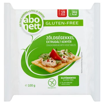 Abonett extrudált gluténmentes kenyér zöldségekkel 100g