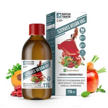 Natur Tanya szerves vegán Vas szirup 170ml