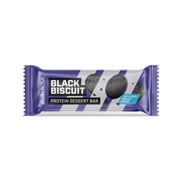 Biotech Usa Black Biscuit fehérjeszelet kekszdarabokkal 50g