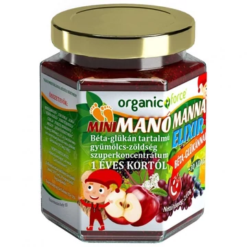 Organic Force Mini Manó elíxir béta-gükánnal 1é kortól 210g