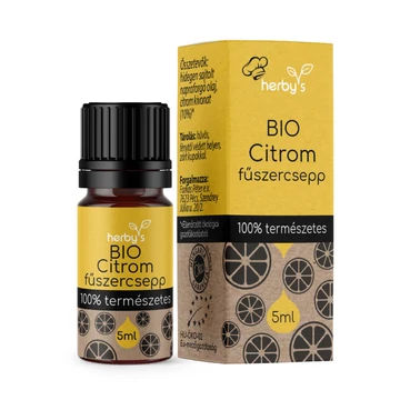Herby's bio fűszercsepp citrom 5ml