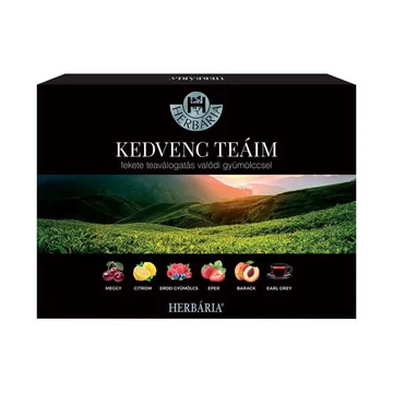 Herbária Kedvenc teáim Fekete tea válogatás 6x5db 30x