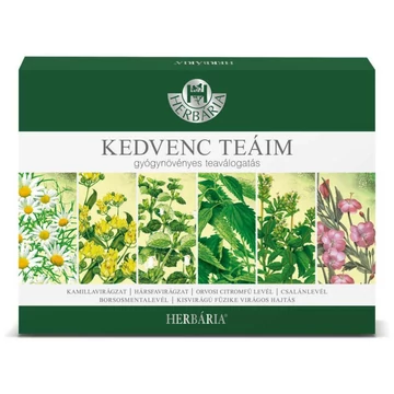 Herbária Kedvenc teáim Gyógynövény válogatás 6x5db 30x