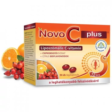Novo C Plus liposzómás Retard C-vitamin kapszula 300mg 90x