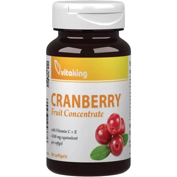 Vitaking Cranberry gyümölcs koncentrátum c+e vitaminnal. 90x