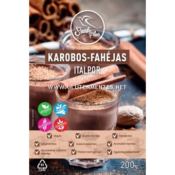 Szafi Free instant karobos-fahéjas gluténmentes italpor 200g