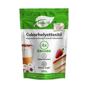 Benefitt Cukorhelyettesítő 4x erősségű 500g