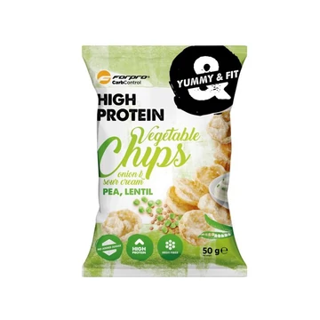 Forpro High Protein zöldség chips hagymás tejfölös 50g