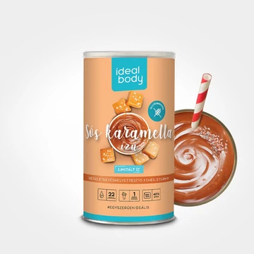 IdealBody fogyókúrás fehérje turmixpor sós karamellás 525g