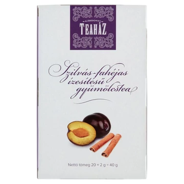 Gárdonyi Teaház 20x gyümölcstea szilvás fahéjas 20x