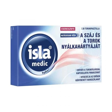 Isla Medic Voice cseresznye torokpasztilla 20x