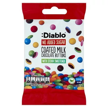 Diablo drazsé tejcsokoládés cukorbevonattal steviaval 40g