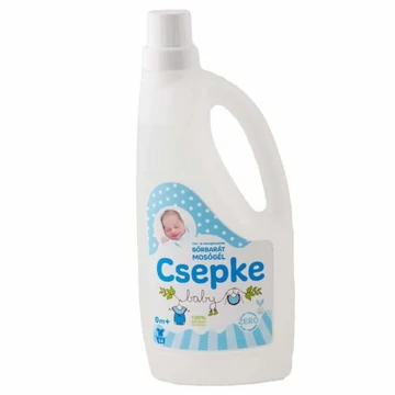 Csepke Baby allergénmentes mosógél 0m+ 1l