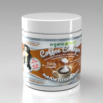 Organic Force kávé natúr kollagén por 315g