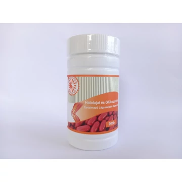Big star Halolaj+glükozamint tartalmazó lágyzselatin kap szula 90x