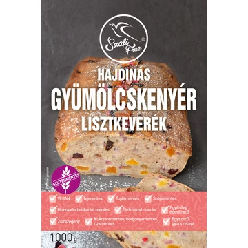 Szafi free hajdinás gyümölcskenyér lisztkeverék glutment 5kg