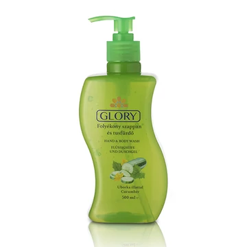 Glory folyékony szappan és tusfürdő uborka illattal 500ml