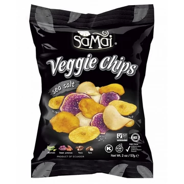Samai Zöldséges chips-tengeri sós 57g