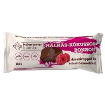 Majomkenyér Málnás-kókuszos Vegán Bonbon 21g