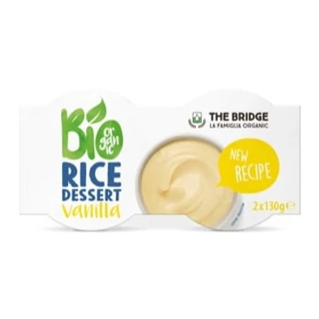 The Bridge bio Rizs desszert vaníliás 2x130 260g
