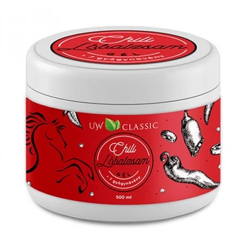 UW Classic lóbalzsam chilivel+7 gyógynövény 500ml
