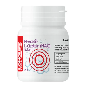 LongLife N-Acetil-Cisztein italpor 36g