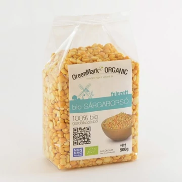 Greenmark Bio felezett Sárgaborsó 500g