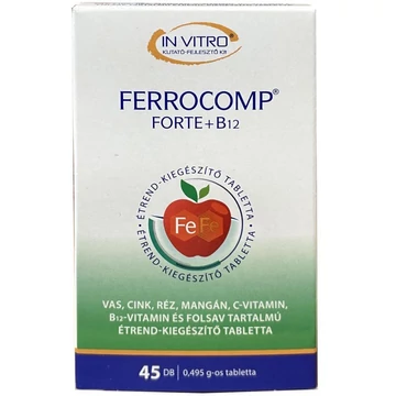 Ferrocomp Forte + B12 tabletta 180g