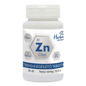 HerbalProdukt Szerves Cink 30x