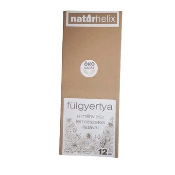 Natúrhelix öko barát fülgyertya natúr 12db