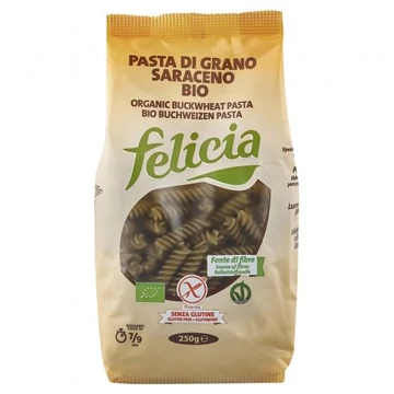 Felicia Bio hajdina fusili gluténmentes tészta 250g