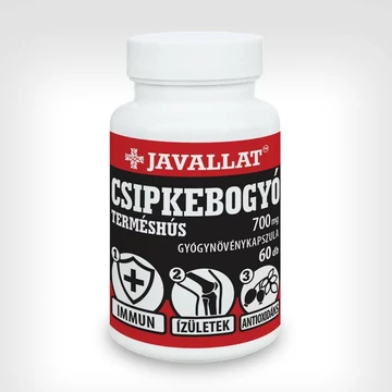 Javallat csipkebogyó terméshús kapszula 60x