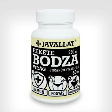 Javallat bodza virág kapszula 60x