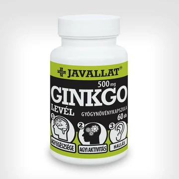 Javallat ginkgo biloba kapszula 60x
